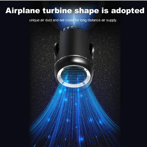 130W 12V Car Heater Fast Heating Windshield Defroster Demister Electric Fan Heater for Cars SUV Truck & Trailer - Black