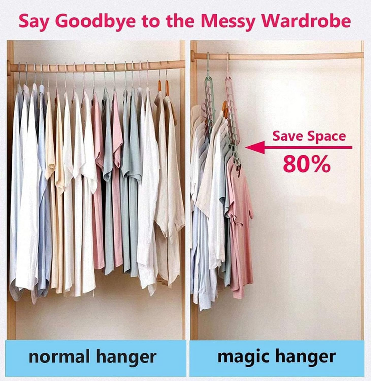 Space Saving Hangers Magic Clothes Hangers