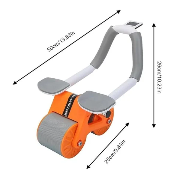 Abdominal Exercise Wheel Elbow Support Rebound Roller Automatic - AB Wheel