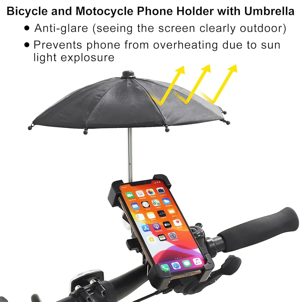Phone Umbrella for Sun with Suction Cup