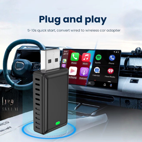Wireless Carplay Android Auto Adapter 2in1